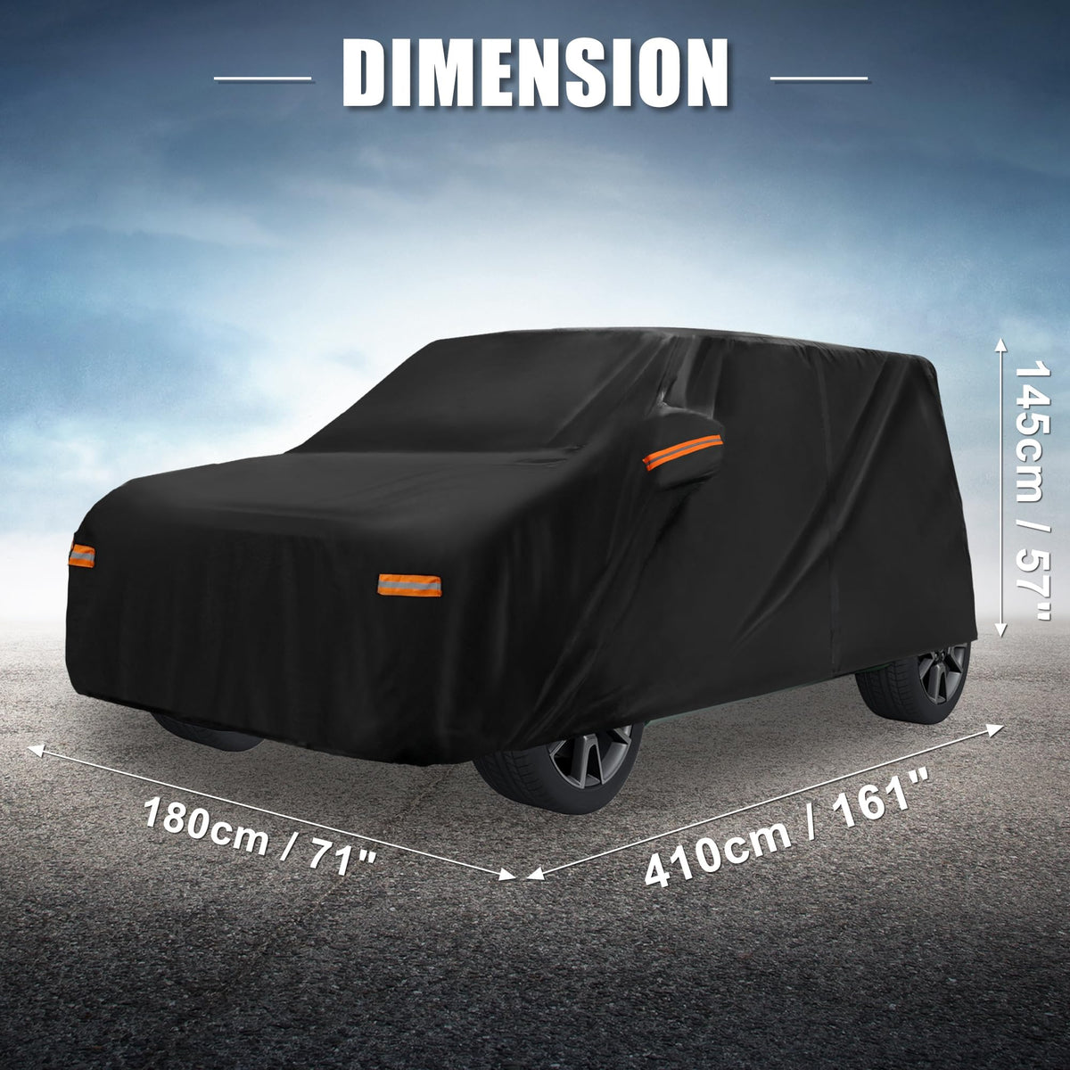 X AUTOHAUX compact storage bag keeps cover tidy and portable