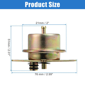 X AUTOHAUX top view of mounting flange and connector for secure fit
