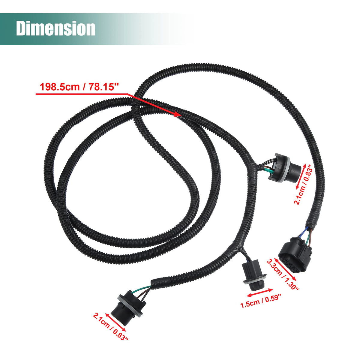 X AUTOHAUX wire insulation detail highlighting abrasion and heat resistance benefits