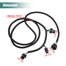 X AUTOHAUX wire insulation detail highlighting abrasion and heat resistance benefits
