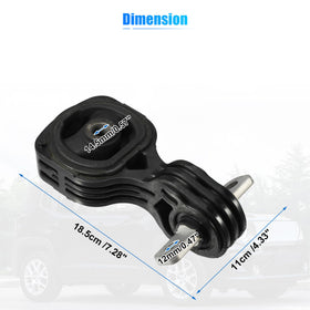 X AUTOHAUX mount beside common tools illustrating easy replacement process