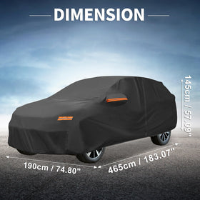 X AUTOHAUX folded cover and storage bag for compact transport