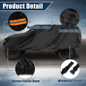 X AUTOHAUX car cover folded into waterproof bag for compact storage