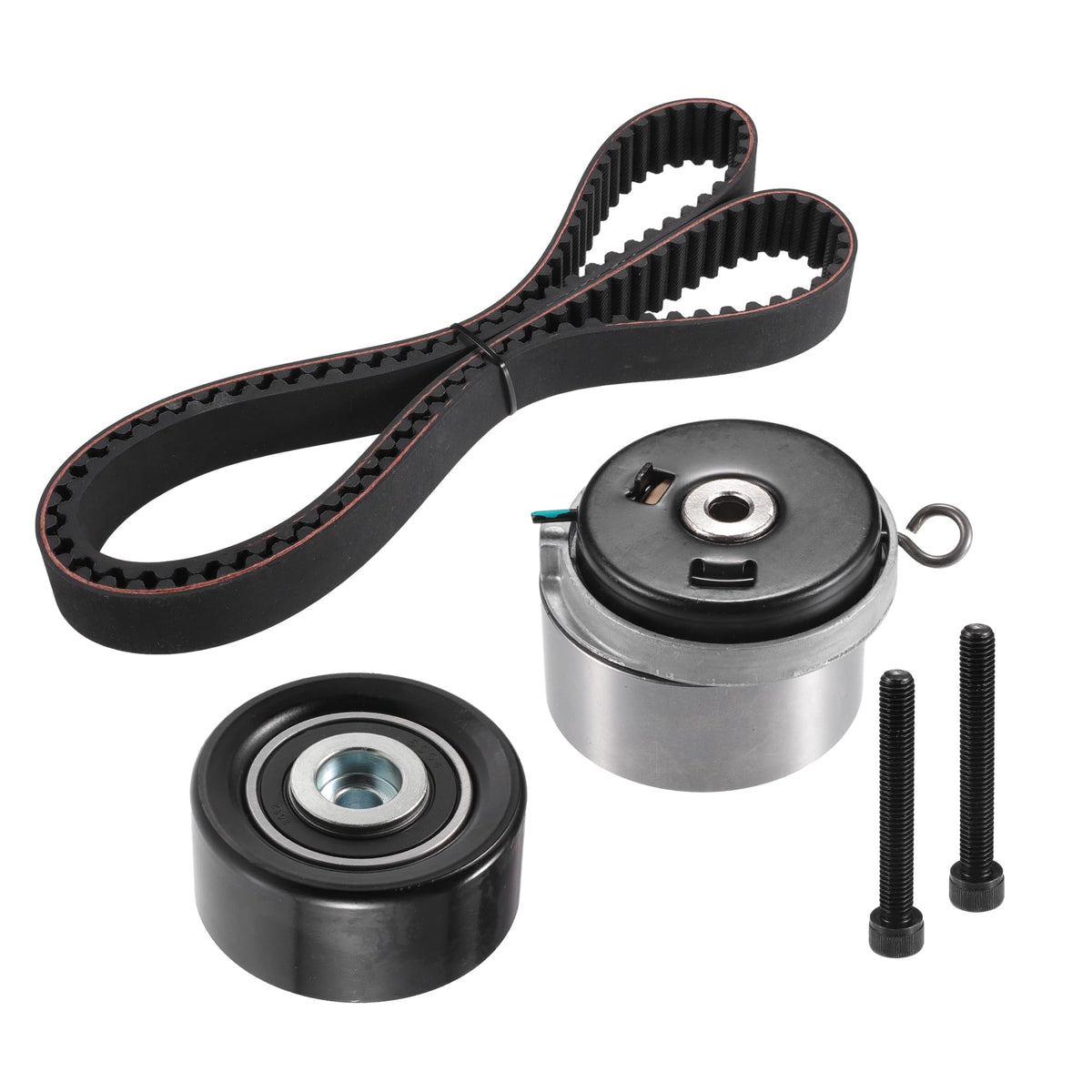 X AUTOHAUX front packaging showing full timing belt tensioner kit for easy identification