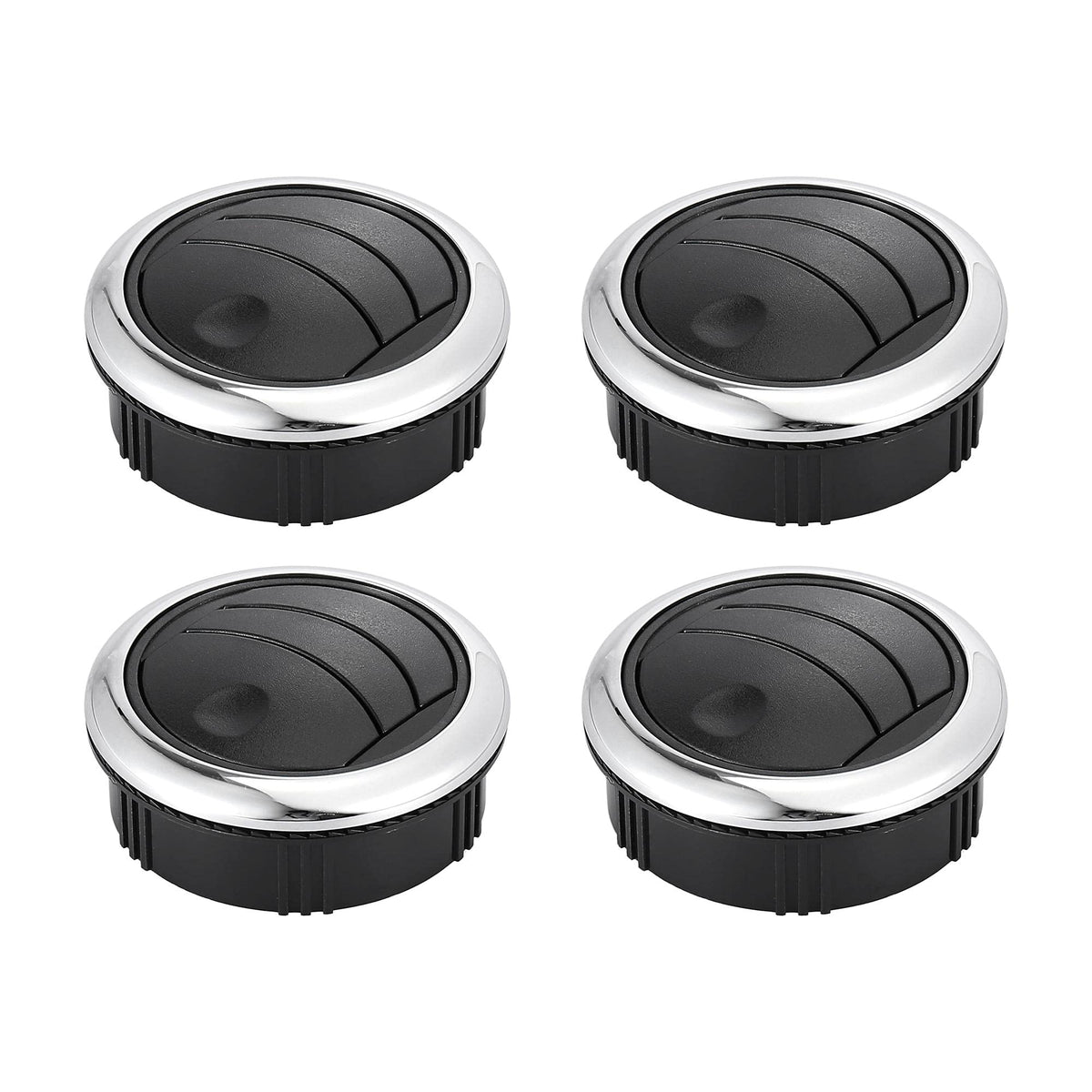X AUTOHAUX front view of four vents showing fit and shape for easy replacement