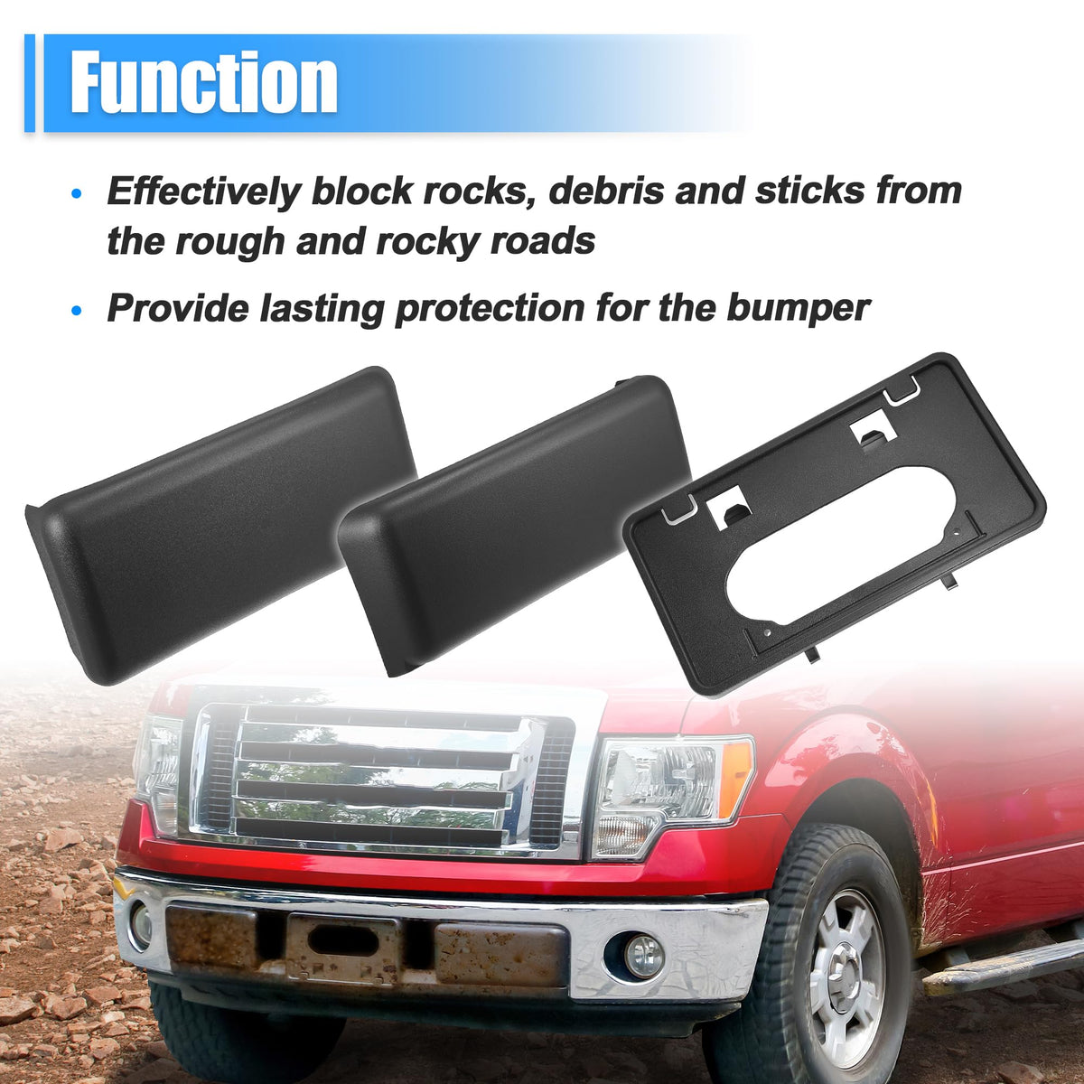 X AUTOHAUX installed driver side bumper pad restoring factory look