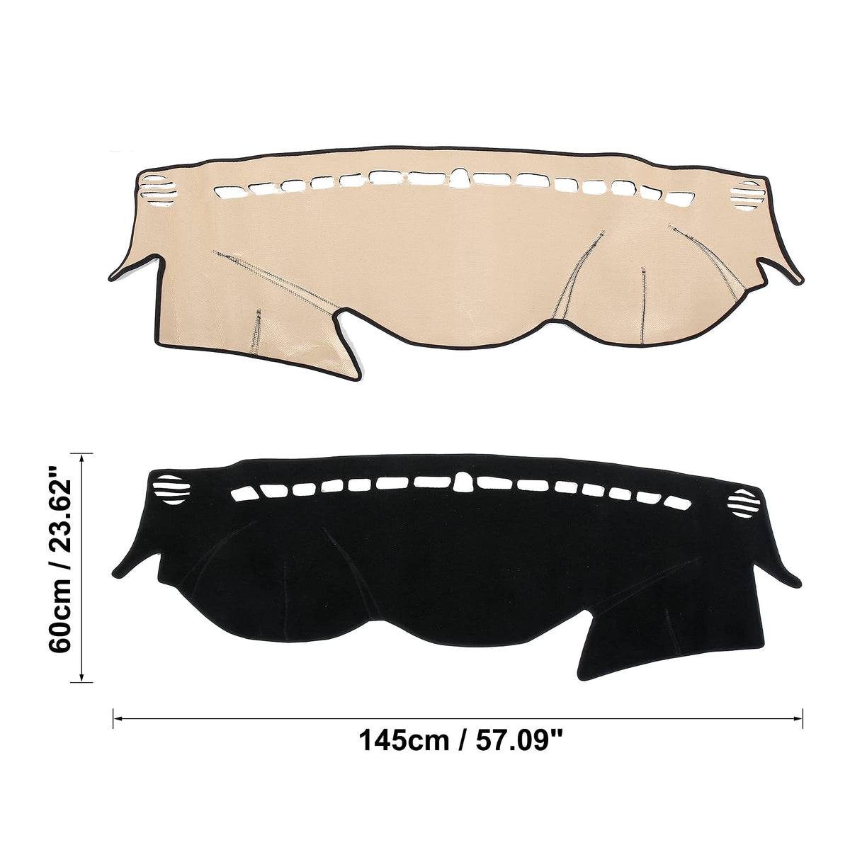 X AUTOHAUX cover beside ruler for size and fit comparison clarity