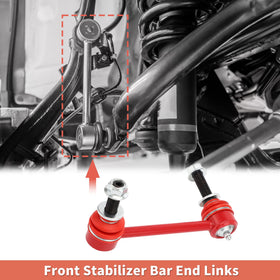 X AUTOHAUX stabilizer link installed on Tacoma front assembly restoring steering stability