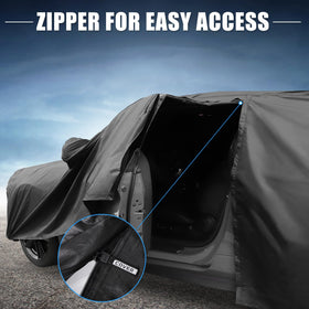 X AUTOHAUX folded cover inside storage bag for compact, tidy storage