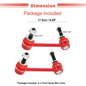 X AUTOHAUX sway links in garage during installation enabling quick DIY replacement