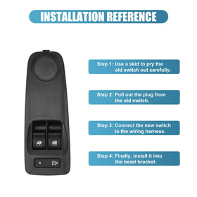X AUTOHAUX switch button texture detail for improved tactile control