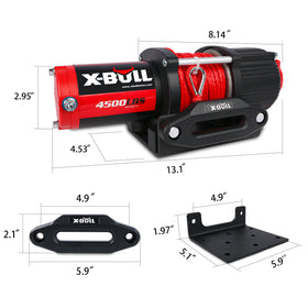X-BULL wireless remote held in hand benefit: safe distance control