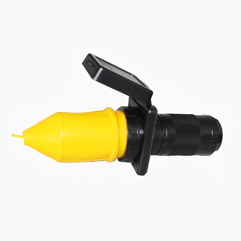 X-Haibei close-up of twist-lock connector showing secure locking contact