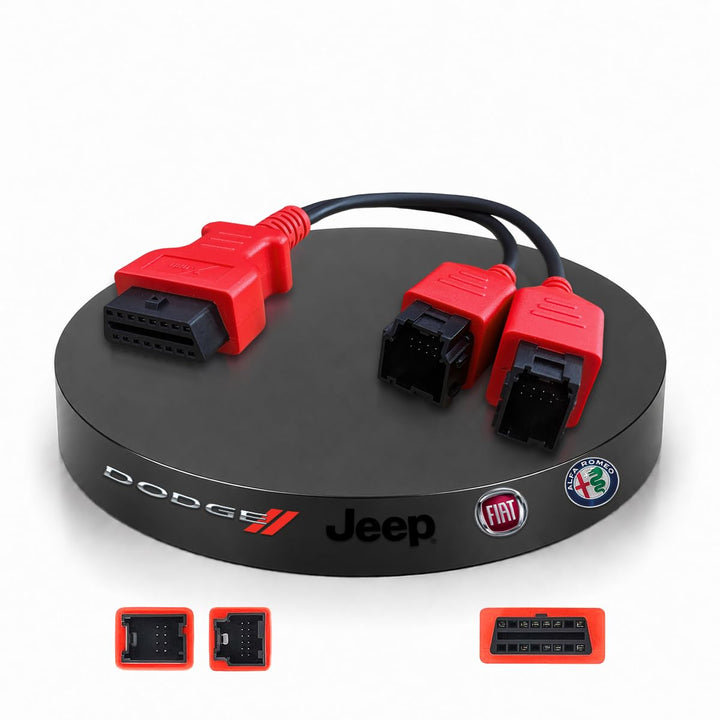 X-OBD front connector showing durable housing and secure fit benefit