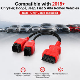 X-OBD connector installed in vehicle enabling scanner communication