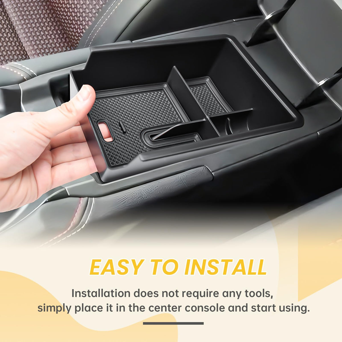 X-TKER reserved charging port hole for neat cable routing