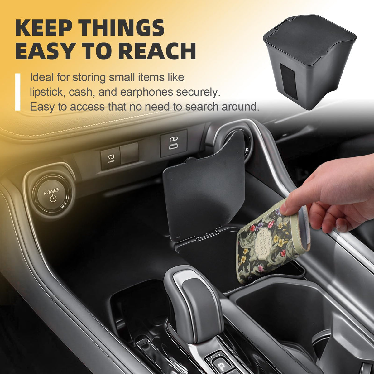 X-TKER foam side padding detail ensuring snug stable fit in factory pocket