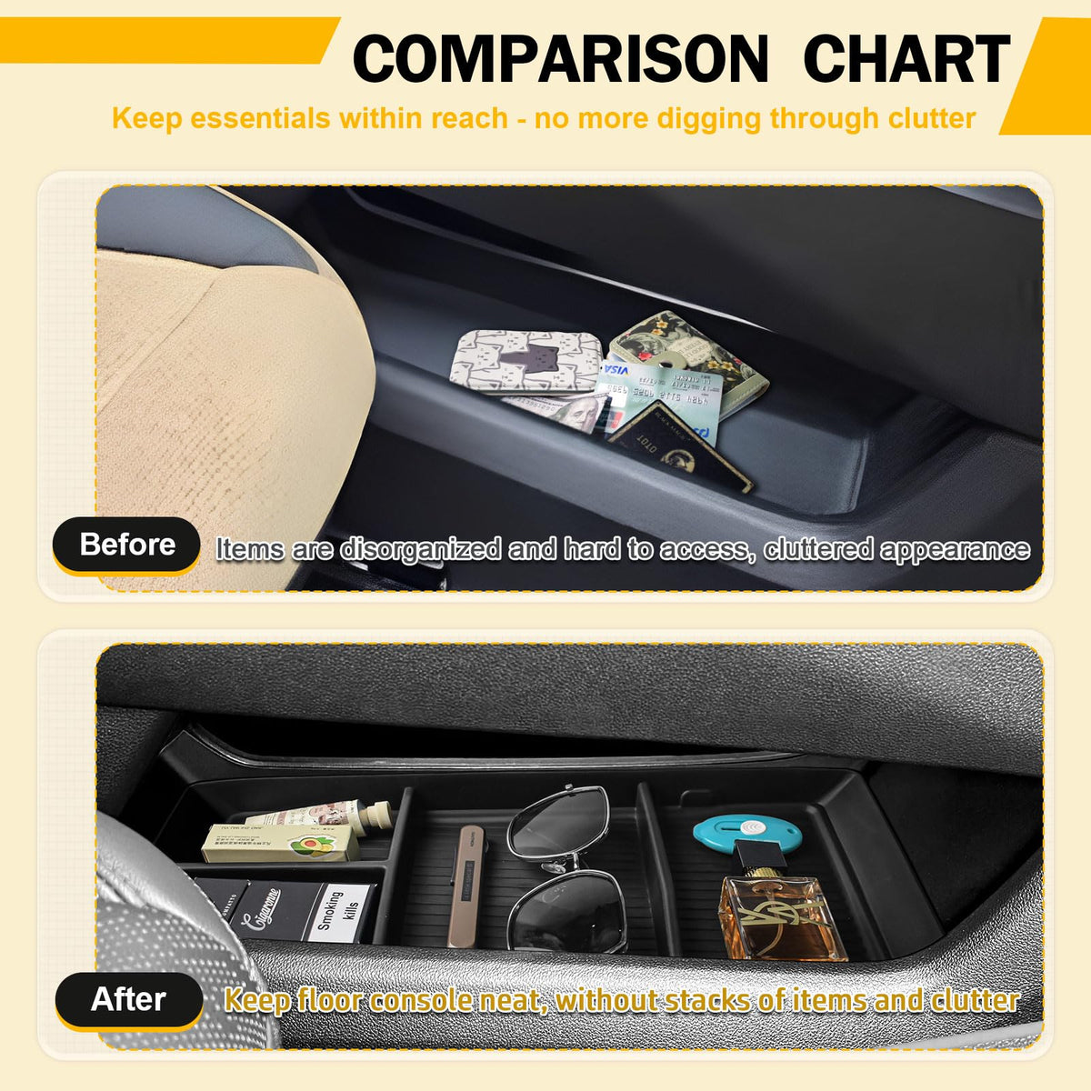 X-TKER installed top-down in Equinox console for quick-access benefit