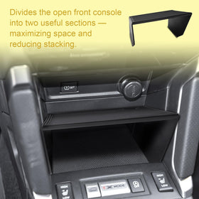 X-TKER installed in 2013-2018 Subaru Forester console demonstrating custom fit