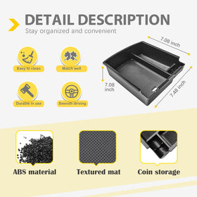 X-TKER ABS material and removable rubber mat reducing noise and protecting