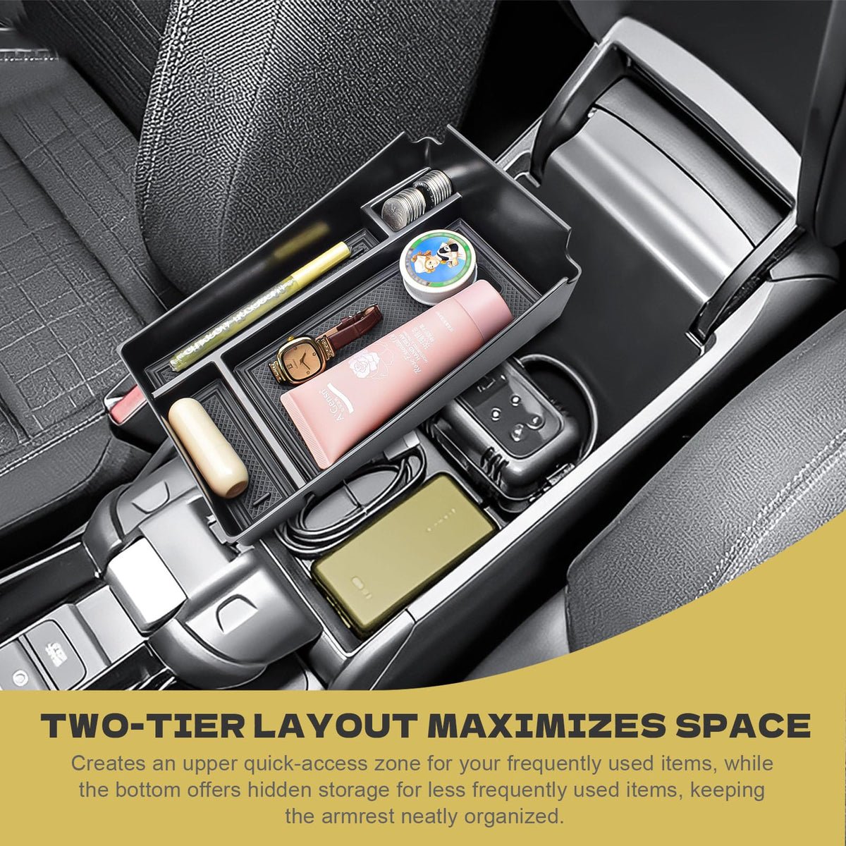 X-TKER rubber mat texture close-up reducing noise and protecting items benefit