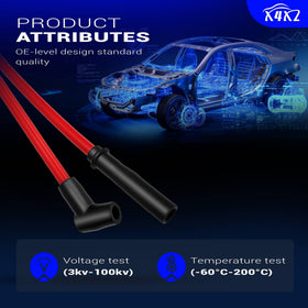 X4XZ 90° distributor boot detail showing secure HEI connection and heat resistance