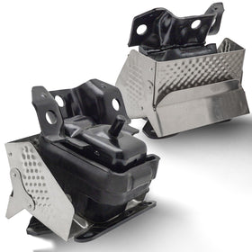 X4XZ front view of A5365HY mount showing mounting points and heat shield for secure fit