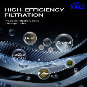 X4XZ close-up of pleats showing increased dust capacity
