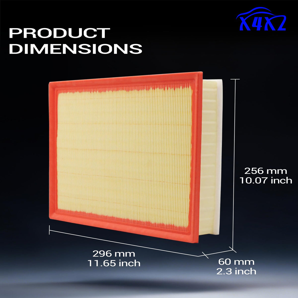 X4XZ label with OE numbers aiding correct part identification