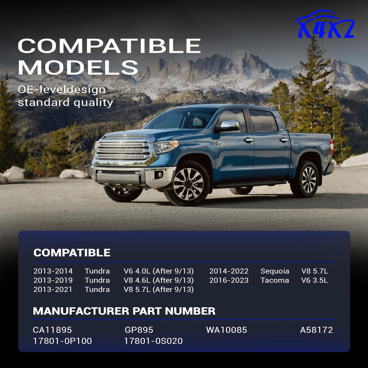 X4XZ side profile emphasizing correct dimensions and fit