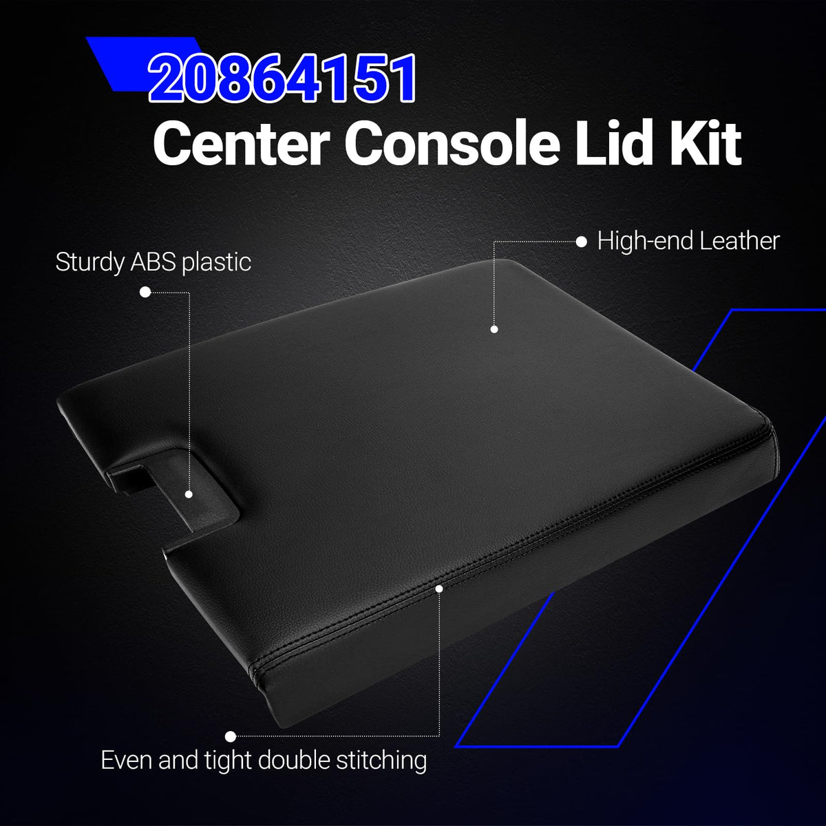 X4XZ center console surface closeup showing textured leather-like durability