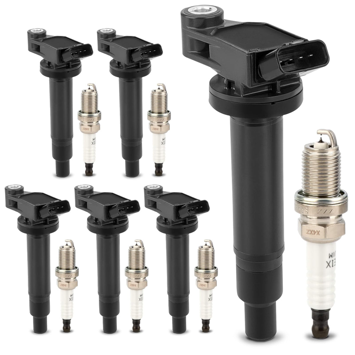 X4XZ coil pack front view showing fit and reliable spark delivery