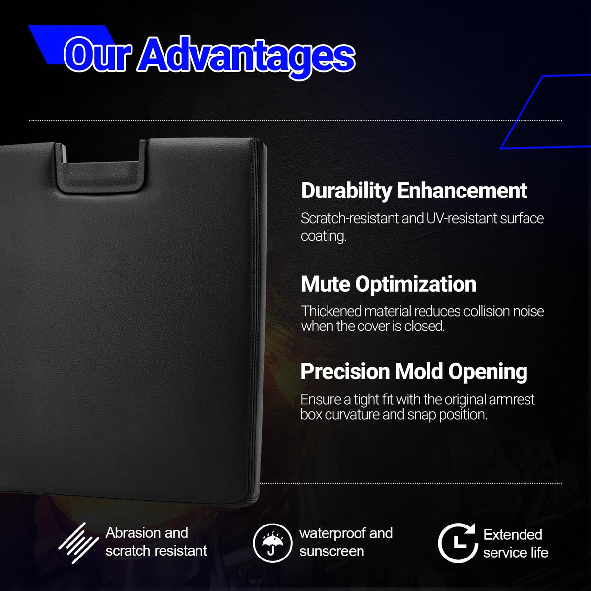 X4XZ console underside showing mounting points for easy installation