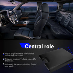 X4XZ console next to ruler showing accurate OEM-fit dimensions