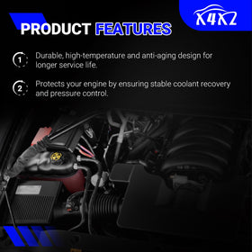 X4XZ coolant reservoir installed in engine bay restoring coolant management benefit