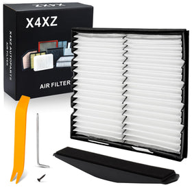 X4XZ filter capturing dust and pollen to reduce cabin contaminants