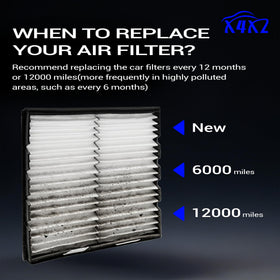 X4XZ filter next to ruler illustrating exact size and fit