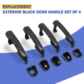 X4XZ four exterior handles laid out showing complete set replacement benefit