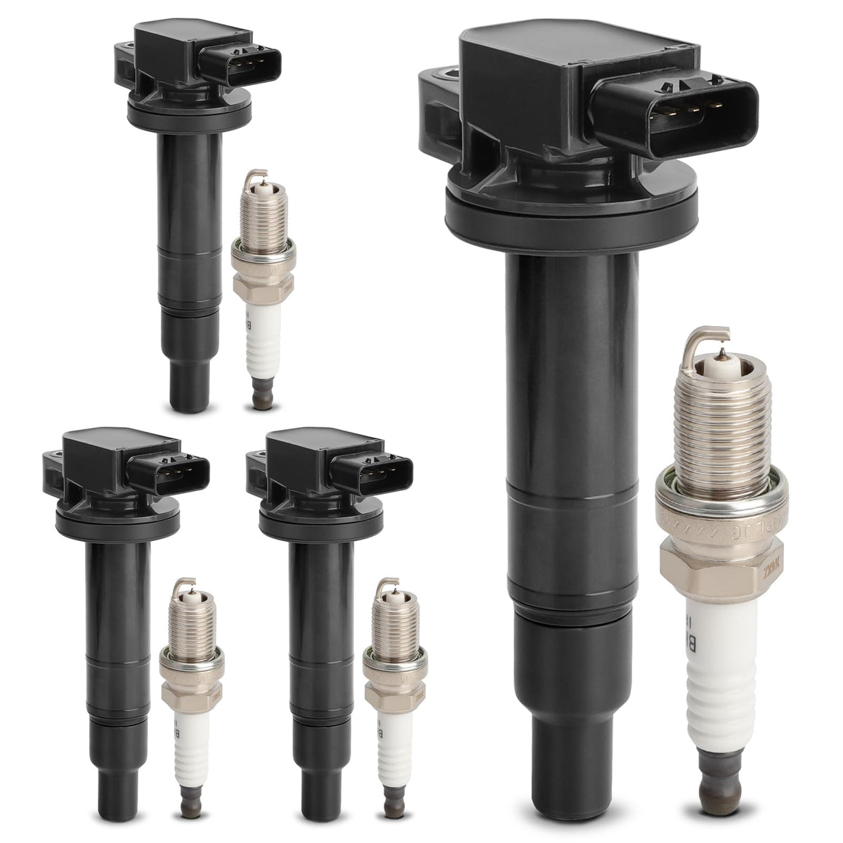 X4XZ front kit packaging showing coils and plugs, clear organized set benefit