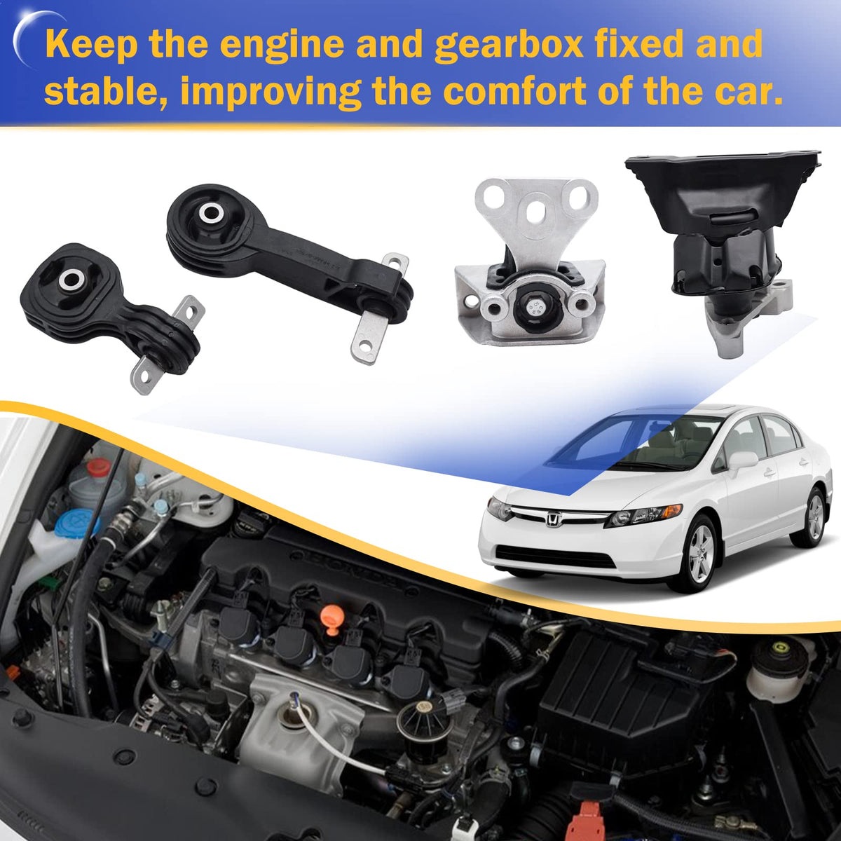 X4XZ front upper torque strut highlighting correct alignment and damping