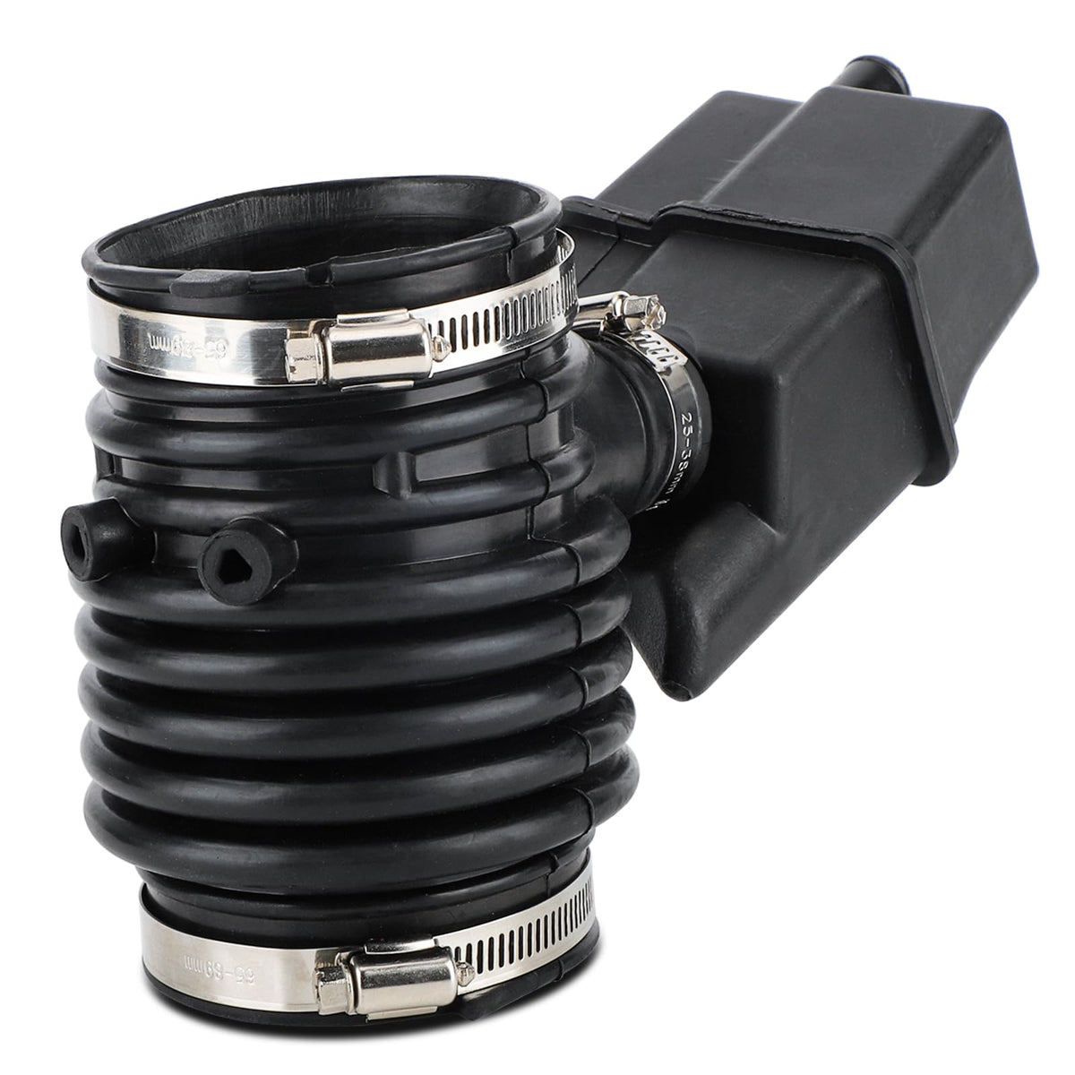 X4XZ front view intake hose showing shape and fit for direct replacement benefit