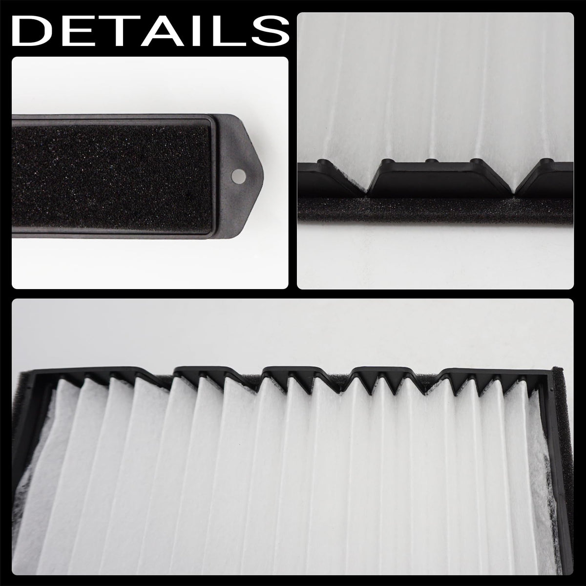 X4XZ filter in vehicle interior improving passenger air comfort