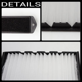 X4XZ filter in vehicle interior improving passenger air comfort