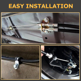 X4XZ cable installed under a vehicle showing reliable routing and fit