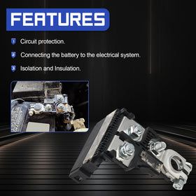 X4XZ installed on a car battery demonstrating plug-and-play fit and reliability