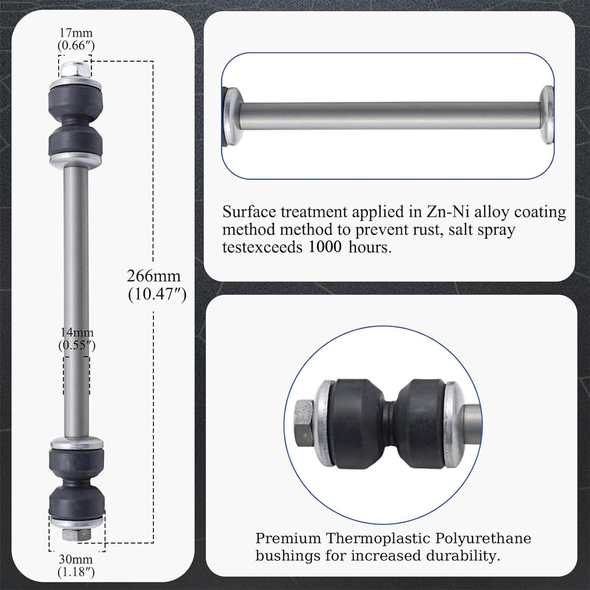 X4XZ installed on vehicle suspension, demonstrates restored steering stability