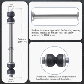 X4XZ installed on vehicle suspension, demonstrates restored steering stability
