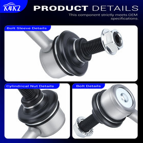 X4XZ sway bar link installed on Subaru Forester suspension for restored handling