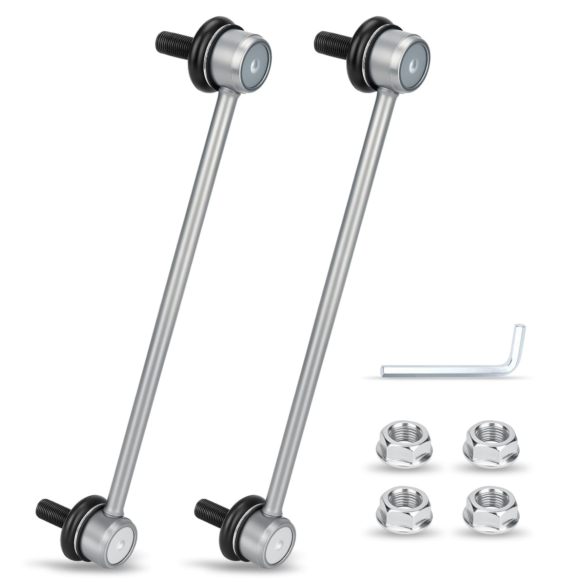 X4XZ front sway bar link product view showing clean fit and benefit of direct replacement