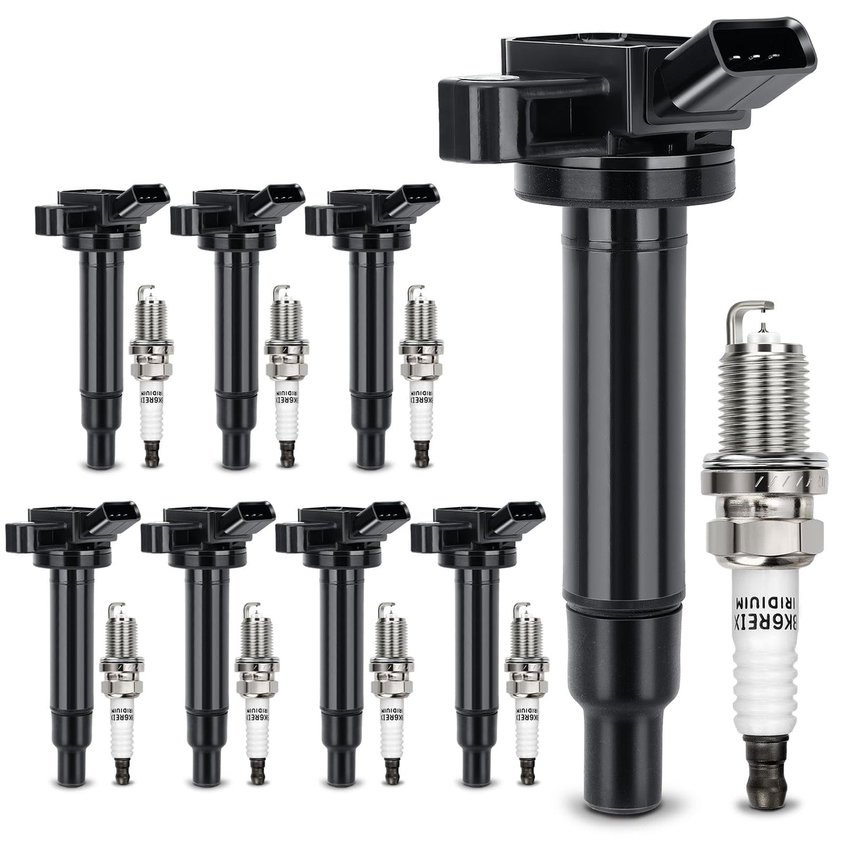 X4XZ kit front packaging showing full ignition set and quick identification benefit